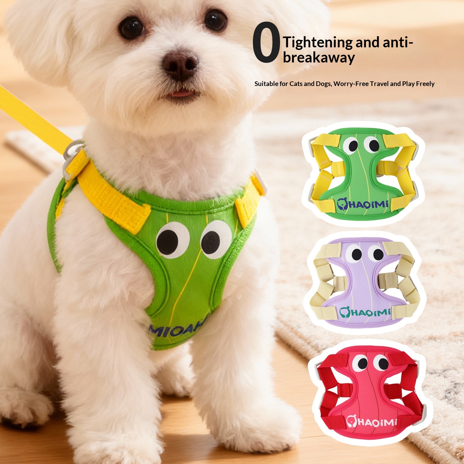 Leine & Geschirr im Bärchen-Design